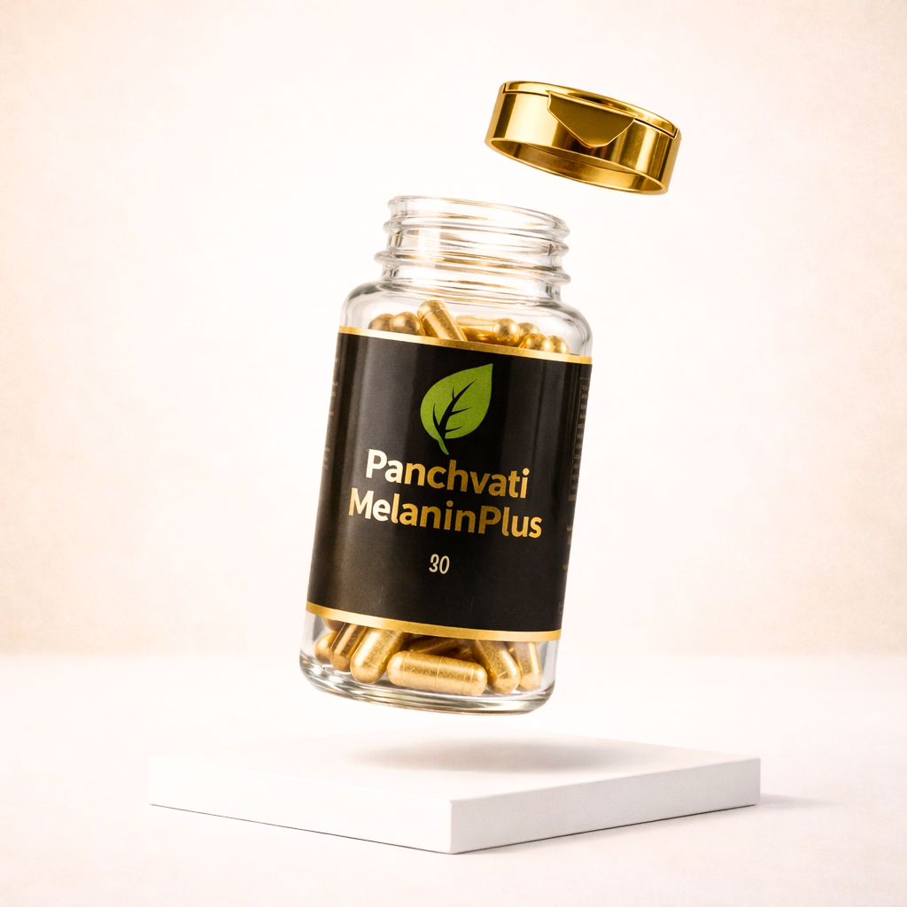 Panchvati MelaninPlus Capsules – Herbal Skin Brightening (30 Capsules) - Image 2